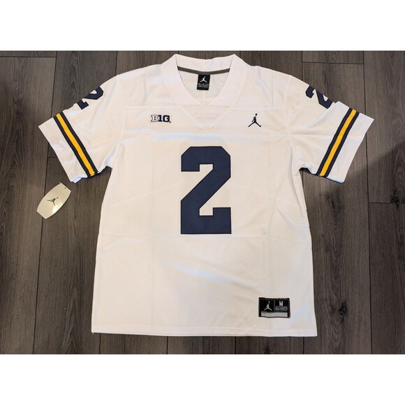 Blake Corum Other - Blake Corum #2 Michigan Wolverines White Football Jersey Men's Medium